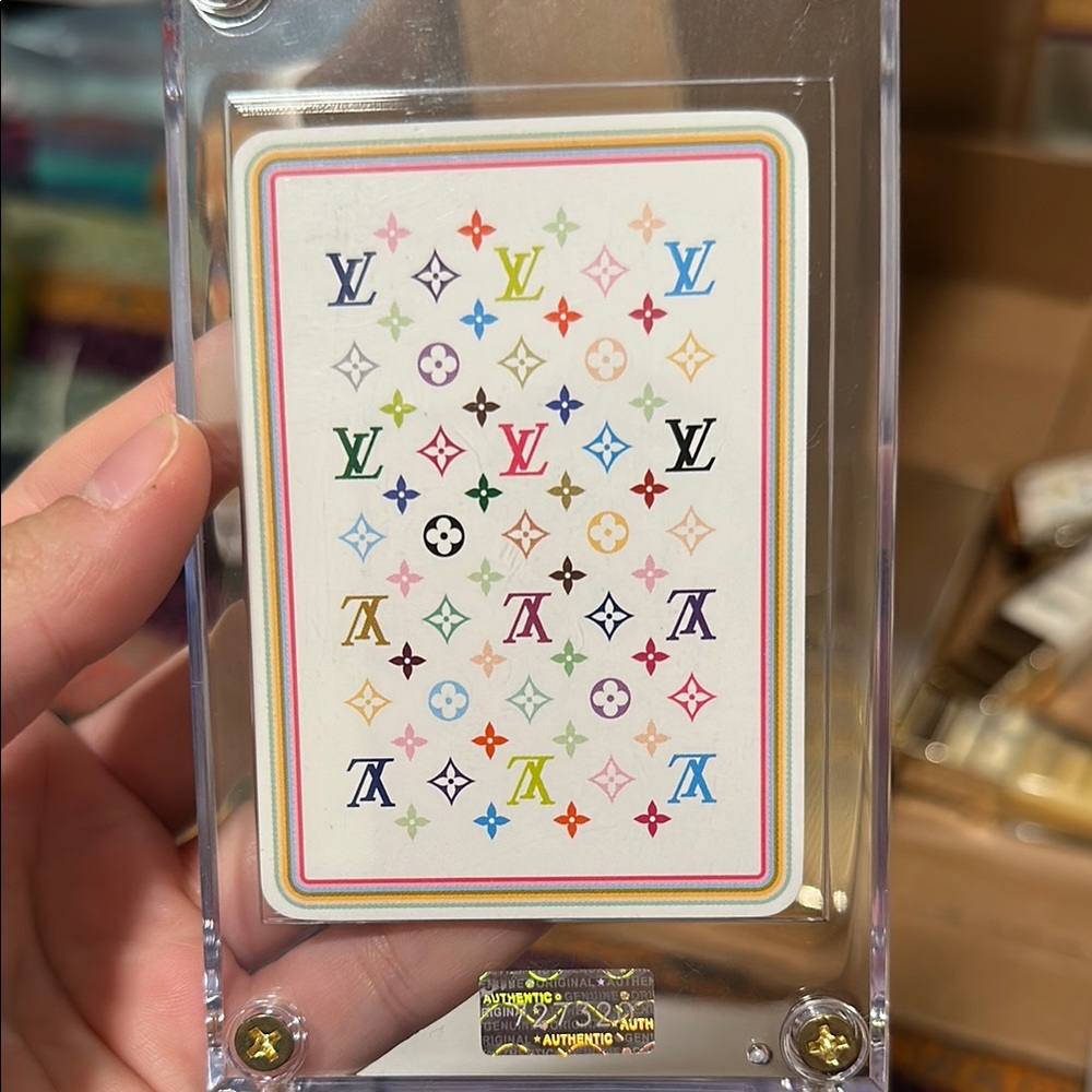 Louis Vuitton Multicolor Monogram Card (From a Set)